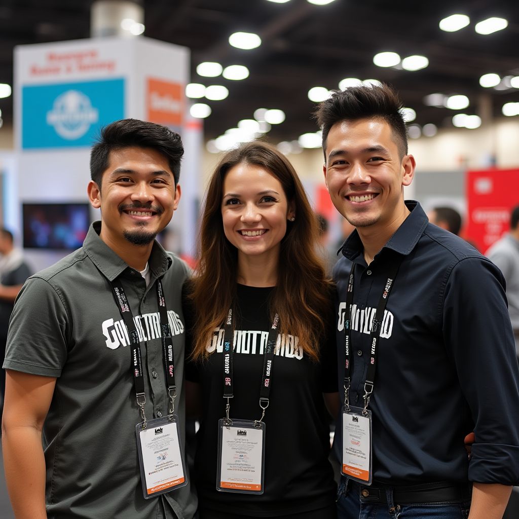 GameTrends founders at their first gaming convention