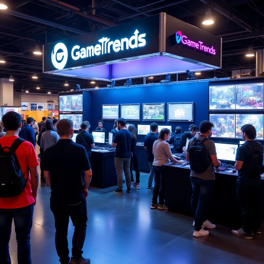 GameTrends team at PAX Australia booth