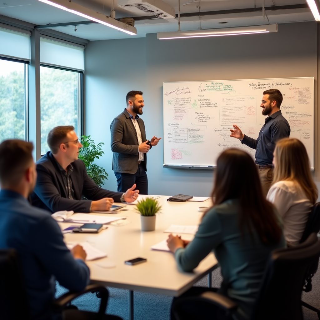 GameTrends team planning meeting