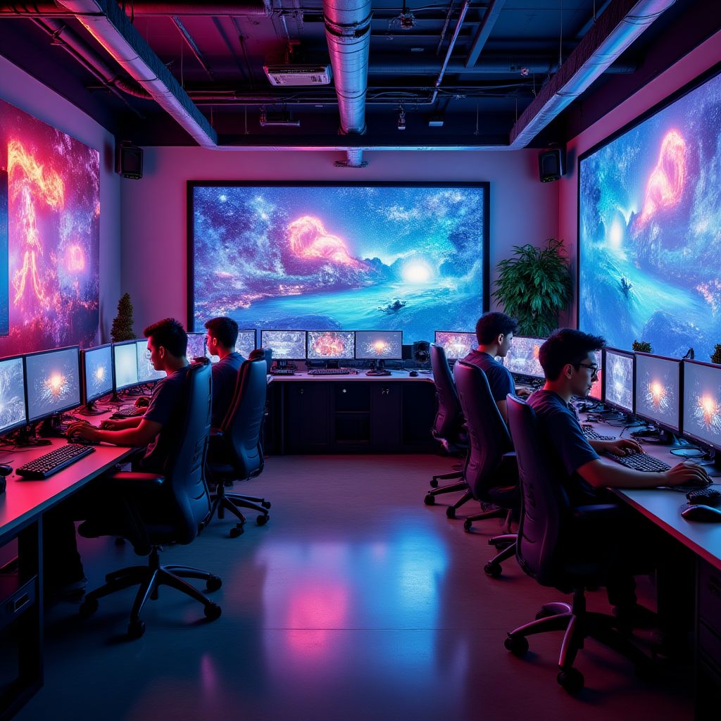 GameTrends team at work in their Sydney office